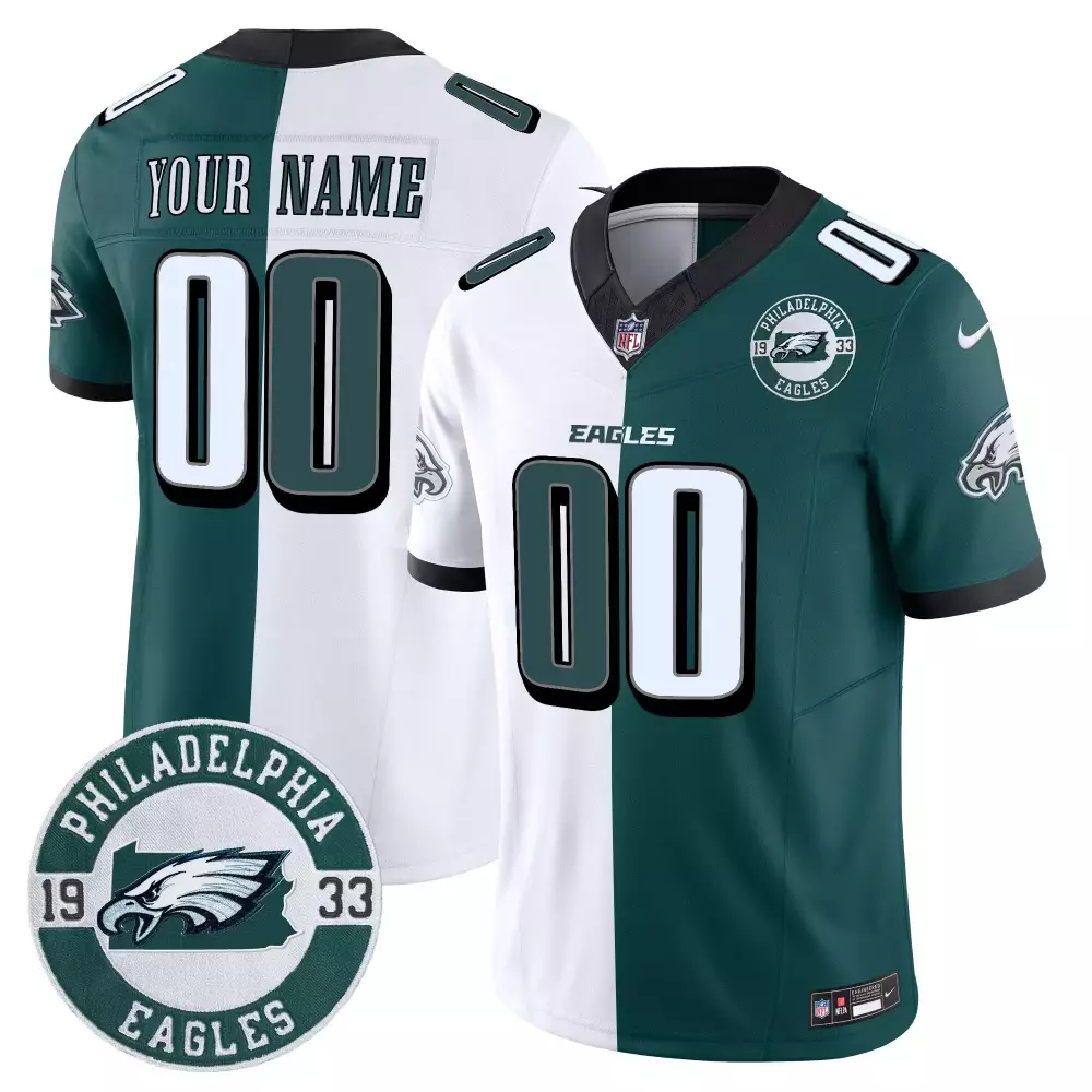 2024 Vapor Limited Custom Jersey Est 1933 Patch | Philadelphia Eagles Stitched Fan Gear | For Youth