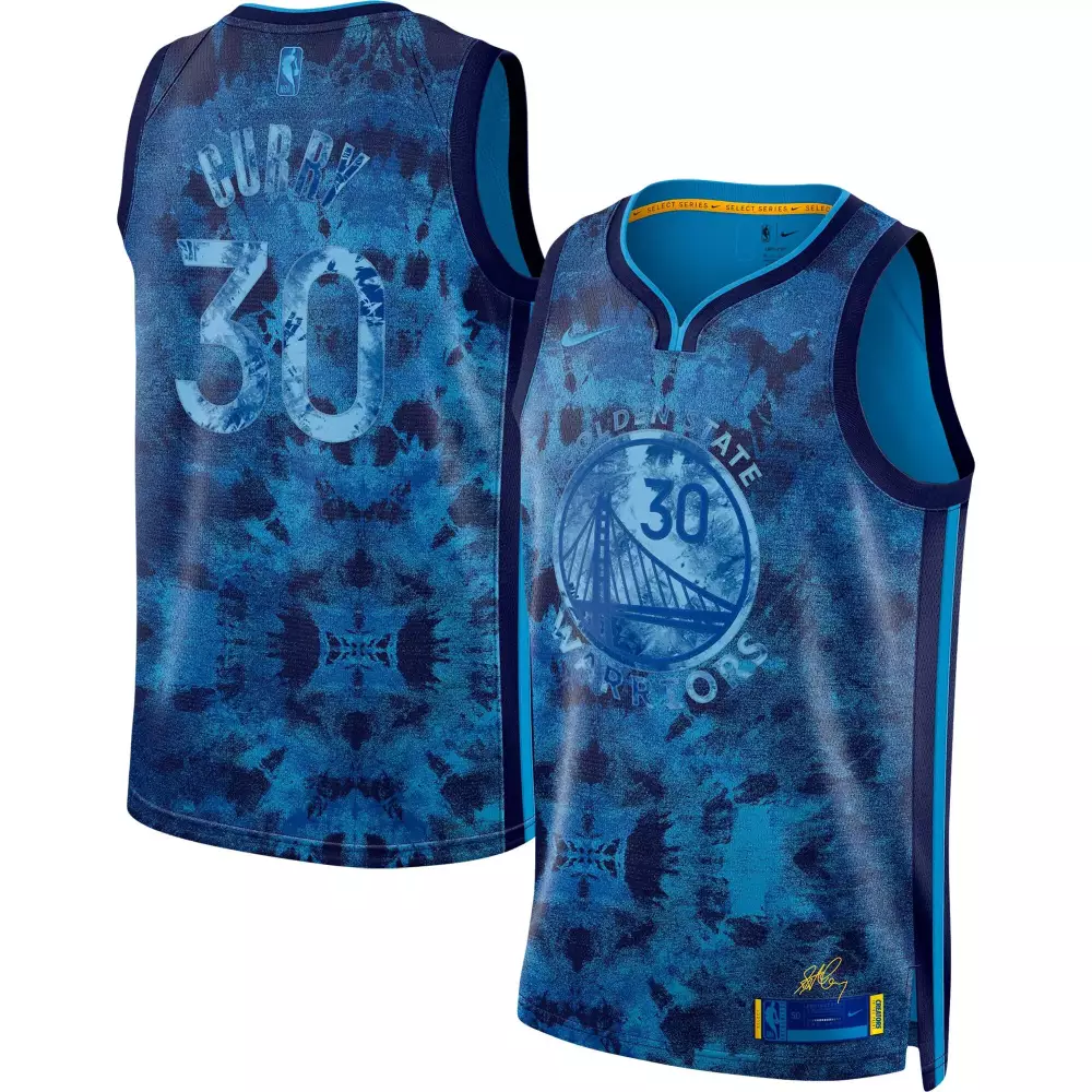 Stephen Curry Golden State Warriors Blue Select Series Jersey | Stitched | Fan Gear for Men, Women & Youth