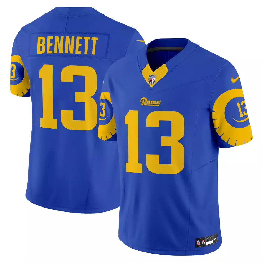 Stetson Bennett Royal Men's Los Angeles Rams Special Vapor Limited Jersey | All Stitched | Limited Edition Fan Gear | For Men, Women & Youth