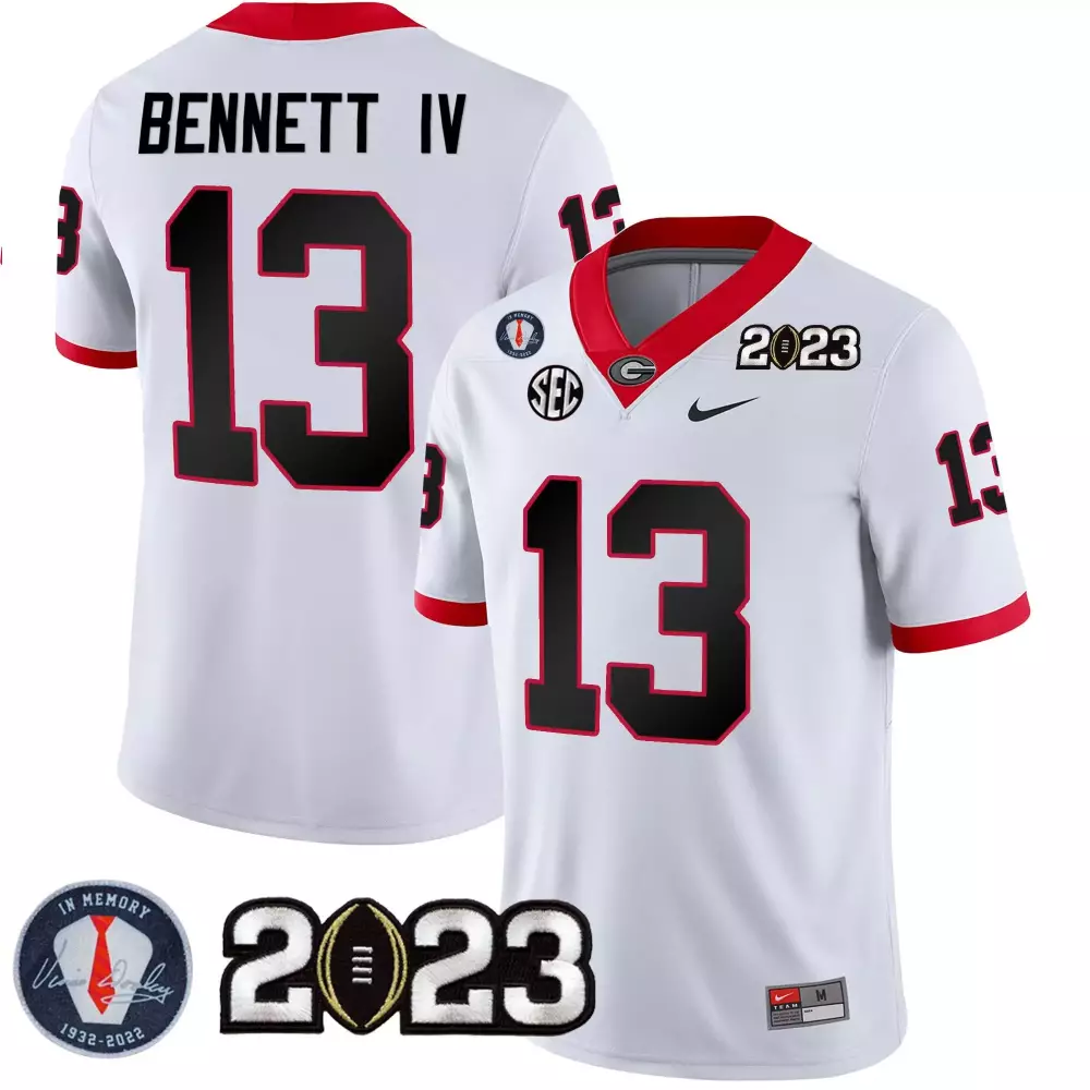 Stetson Bennett 2023 Georgia Bulldogs Champions Jersey | Stitched Fan Gear for Youth | Perfect for Game Day