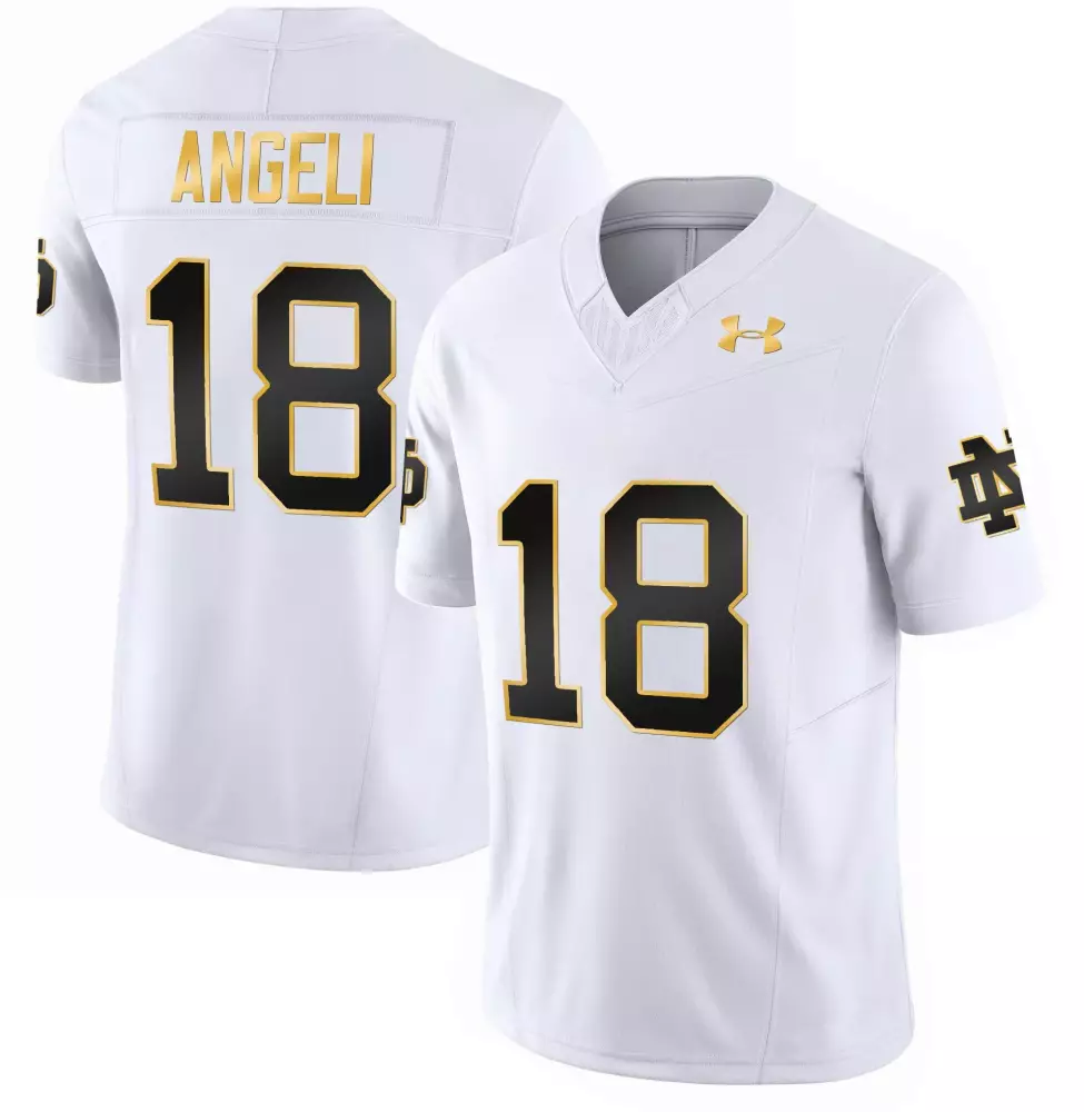 Steve Angeli Notre Dame Fighting Irish Gold Vapor Limited Jersey | Stitched Fan Gear for Men, Women & Youth
