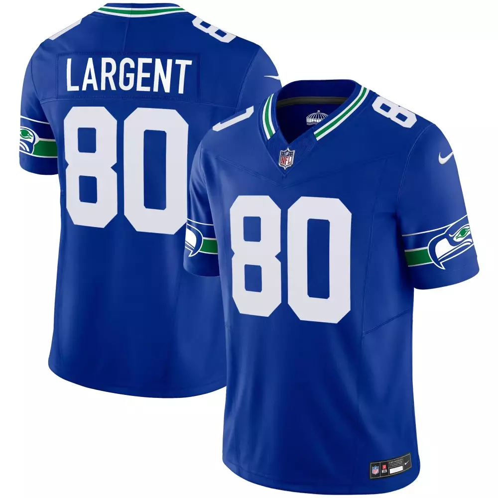 Steve Largent Seattle Seahawks Throwback Vapor Limited Jersey V2 | All Stitched | Gift Idea for Men, Women & Youth