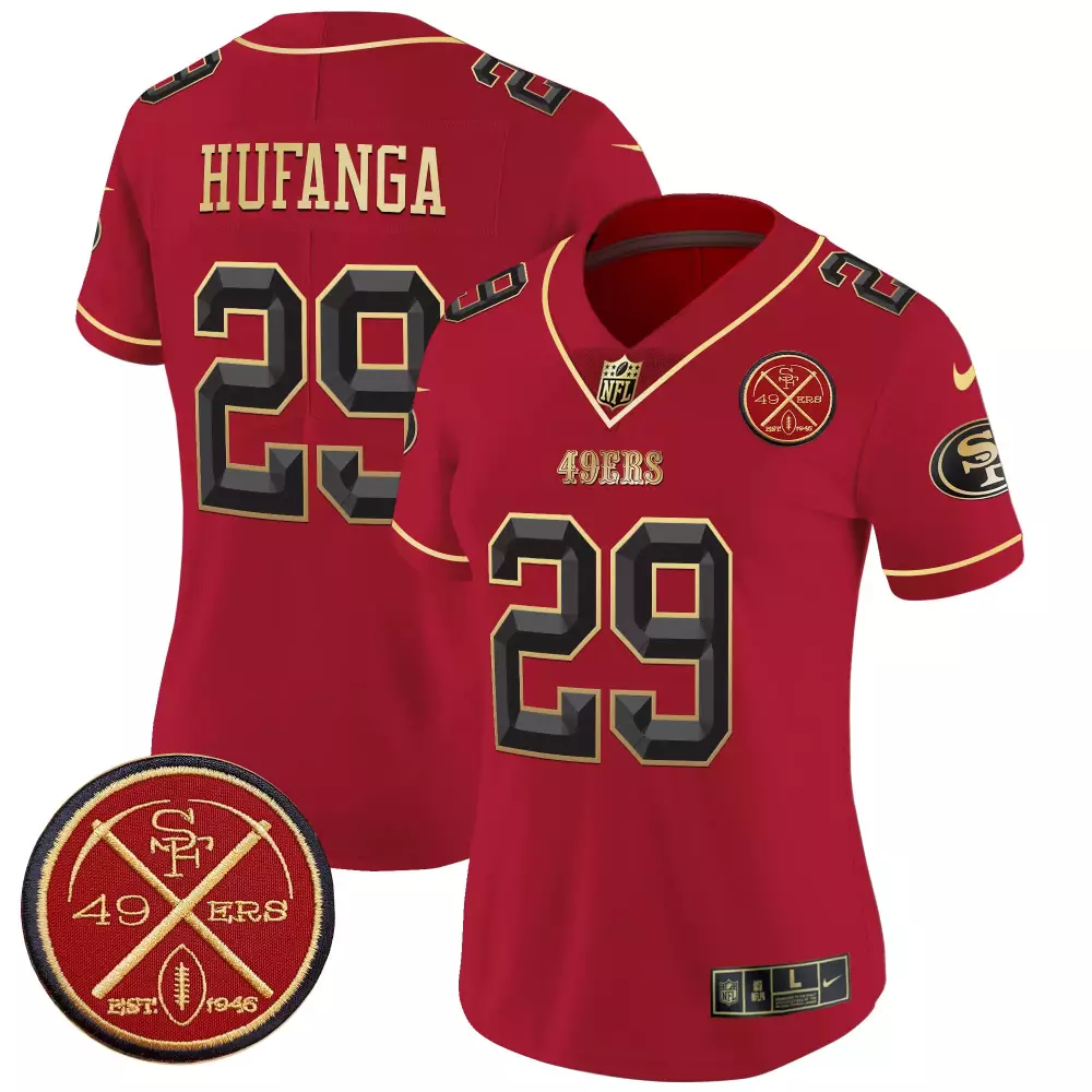 Talanoa Hufanga White Men's 49ers Mexico Vapor Premier Limited Jersey | Printed Fan Gear | For Men, Women & Youth
