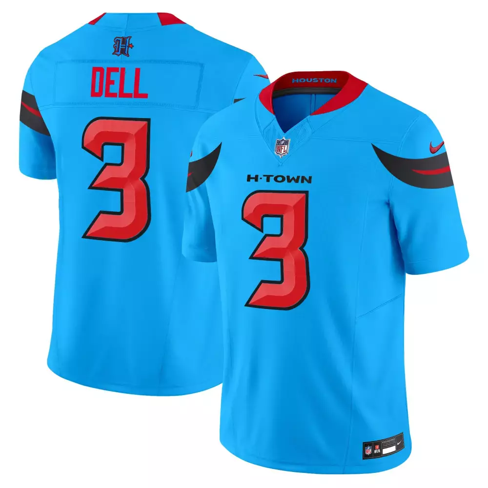 Tank Dell Houston Texans 2024 Vapor Limited Jersey V3 | Blue Stitched | Limited Edition Fan Gear for Men, Women & Youth
