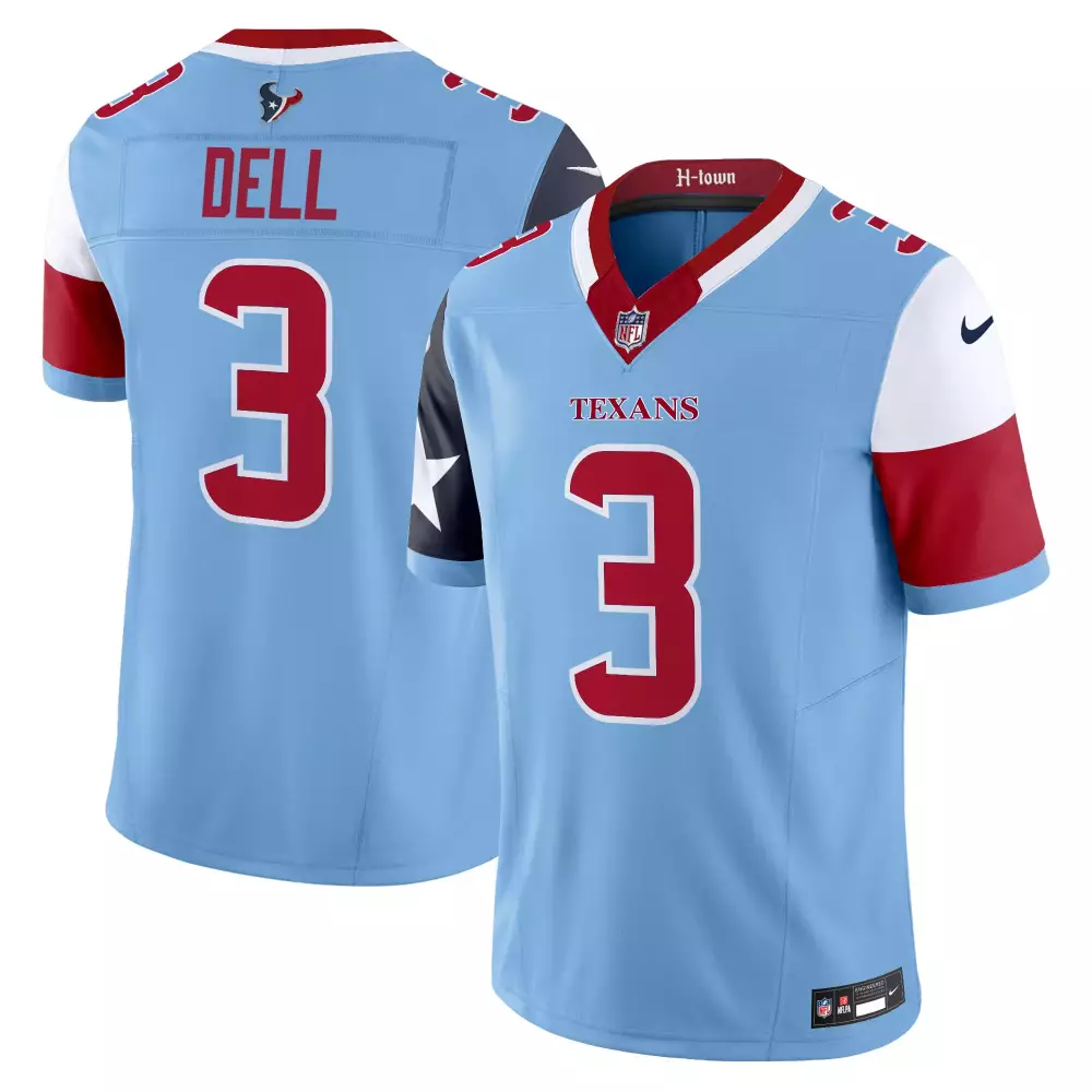 Tank Dell Houston Texans 2024 Vapor Limited Jersey V5 | Blue Stitched | Limited Edition Fan Gear for Men, Women & Youth