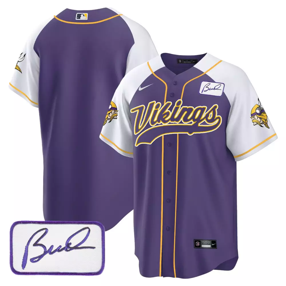 Minnesota Vikings Bud Grant Classic Jersey | Stitched | Alternate Style for Men, Women & Youth | Perfect Fan Gear