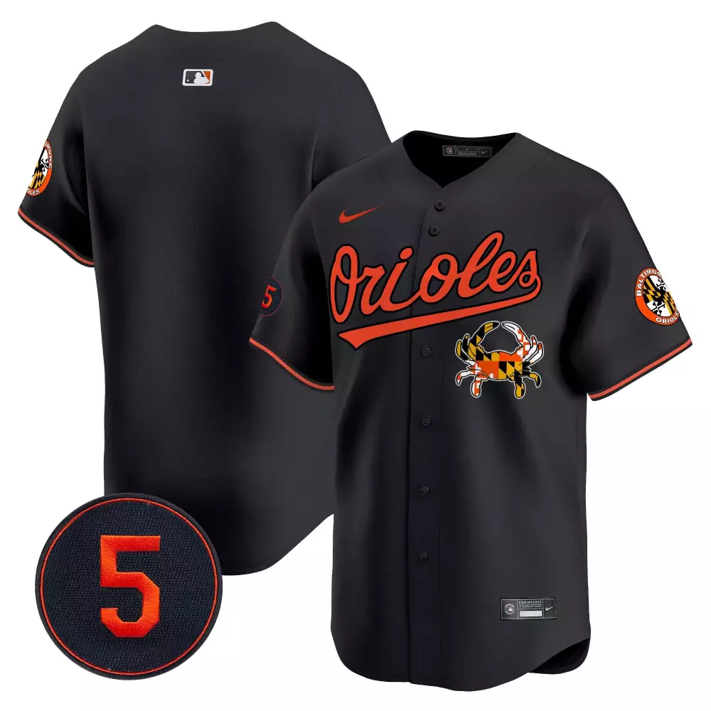 Robinson Baltimore Orioles Black Vapor Premier Limited Jersey V9 | Stitched Fan Gear | For Men, Women & Youth