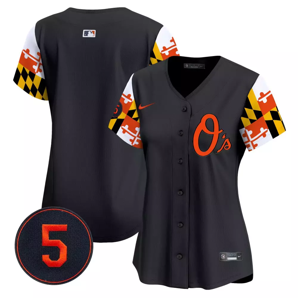 Robinson Baltimore Orioles Black Vapor Premier Limited Jersey V5 | Stitched Fan Gear | For Women, Men & Youth