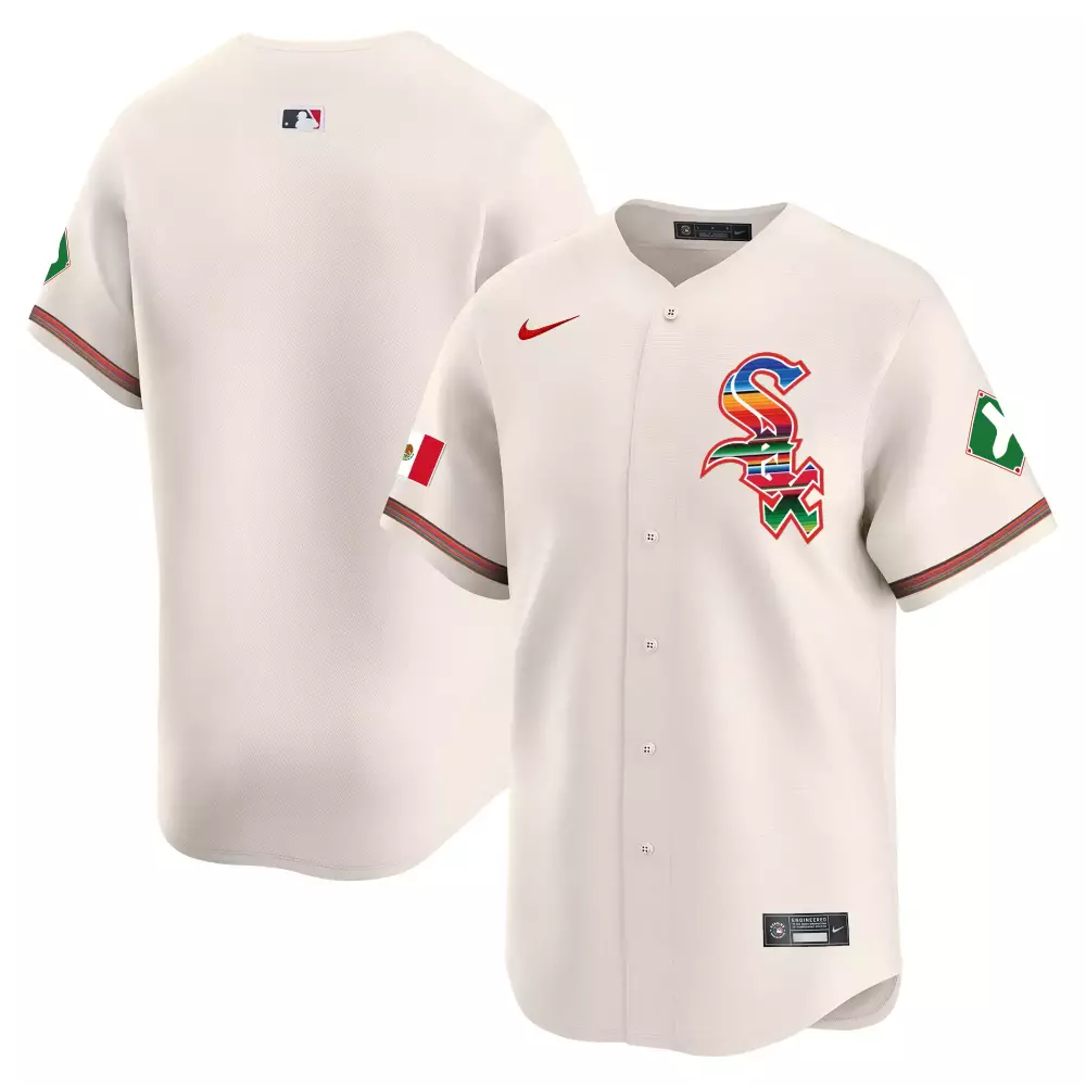 Chicago White Sox Mexico Vapor Premier Limited Jersey V2 | Men's Cream Style | All Stitched | Fan Gear for Men, Women & Youth