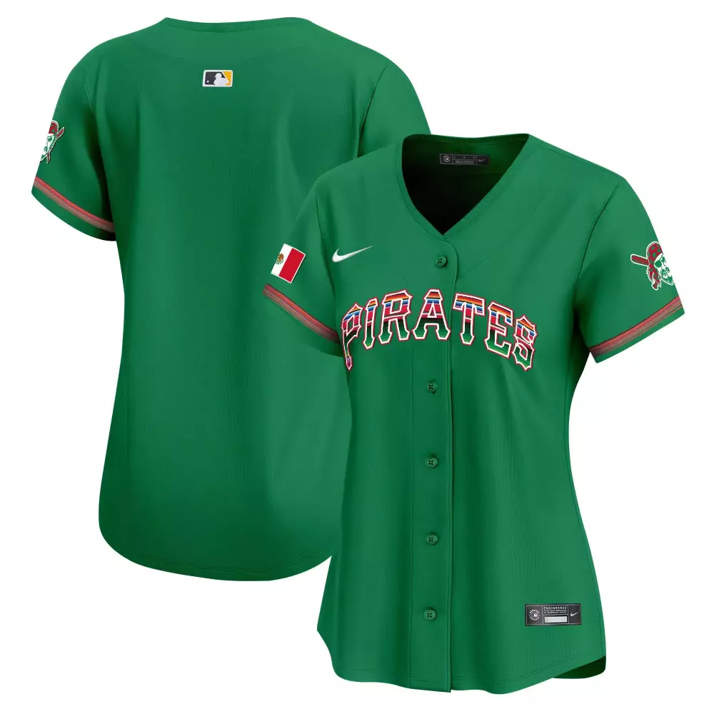 Pittsburgh Pirates Mexico Vapor Premier Jersey | Women's Stitched Design | Limited Edition Fan Gear | For Men, Women & Youth