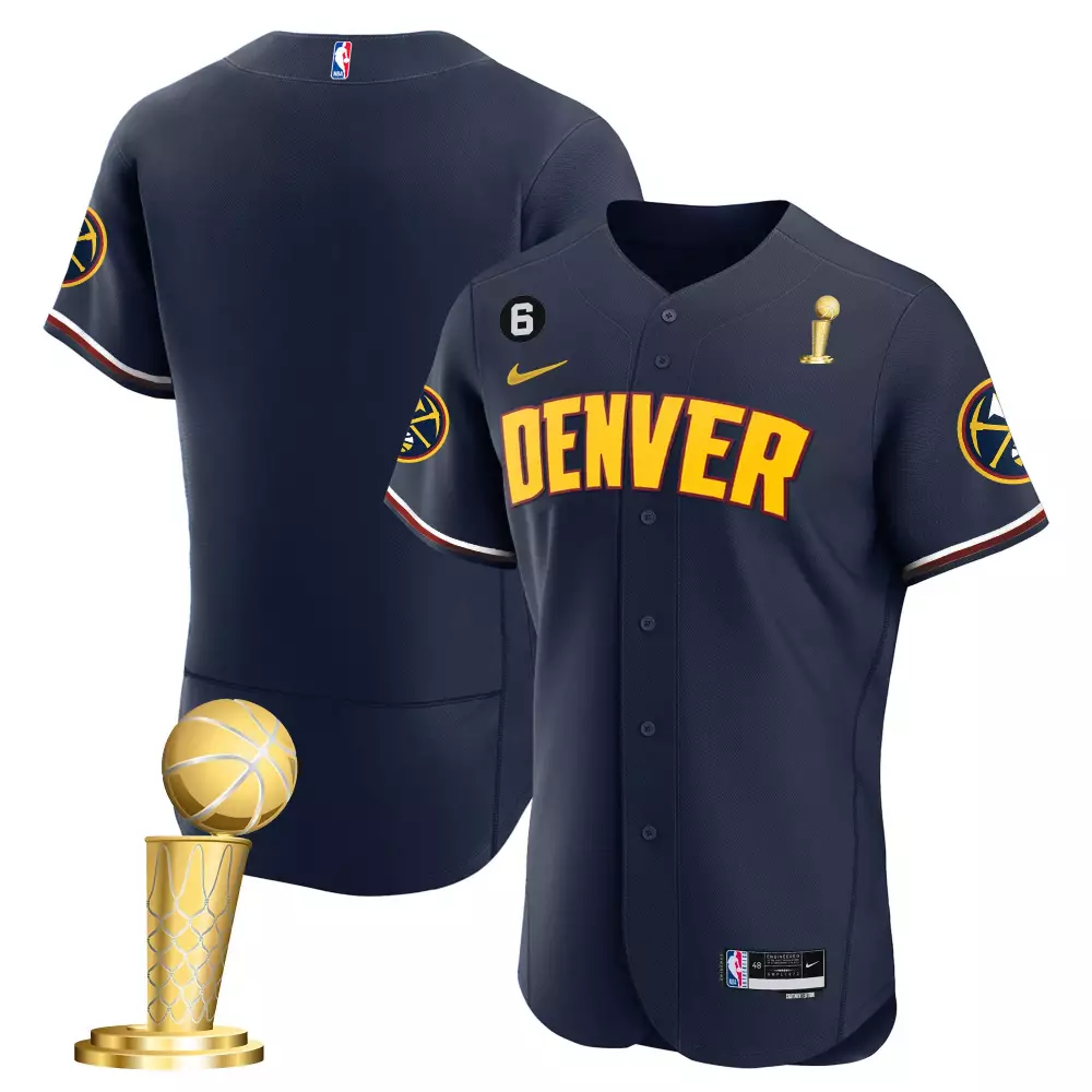 Youth Denver Nuggets 2023 Champions Flex Base Icon Jersey | Stitched Fan Gear | For Men, Women & Youth