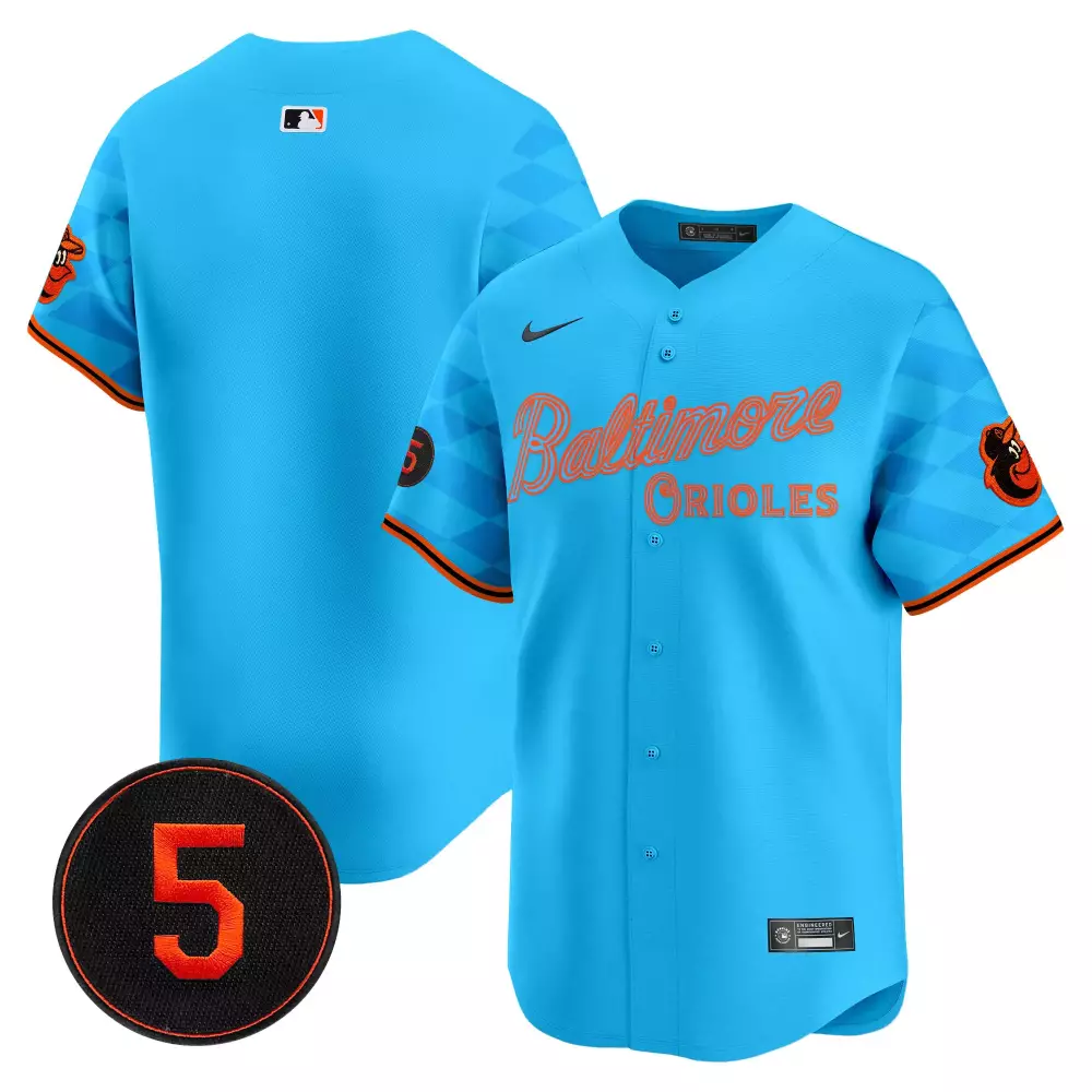 Team Light Blue Men's Baltimore Orioles City Light Jersey | Vapor Premier Limited Edition | Stylish Fan Gear | For Men, Women & Youth