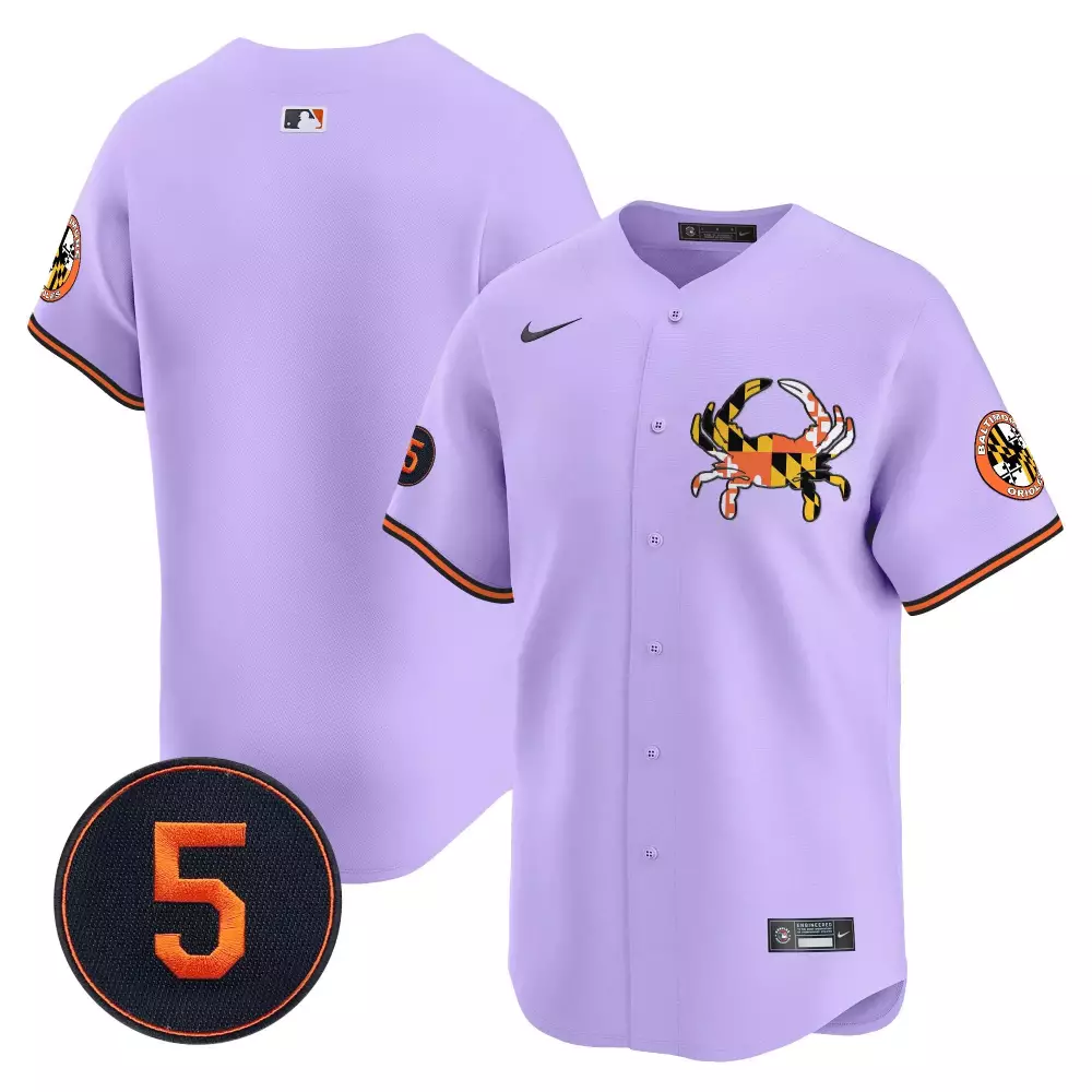 Robinson Baltimore Orioles Light Purple Vapor Premier Limited Jersey V3 | All Stitched | Unisex Fan Gear | For Men, Women & Youth