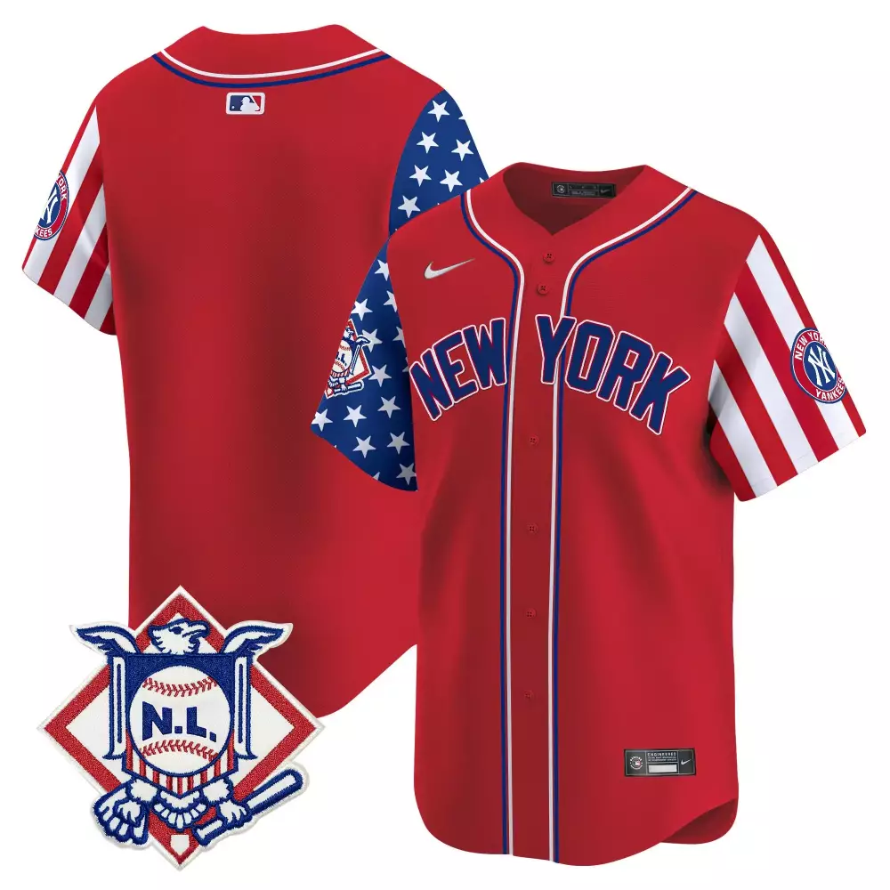 Team Red Yankees 2024 Fourth of July Jersey V2 | Men's Vapor Premier Limited Edition | For Men, Women & Youth