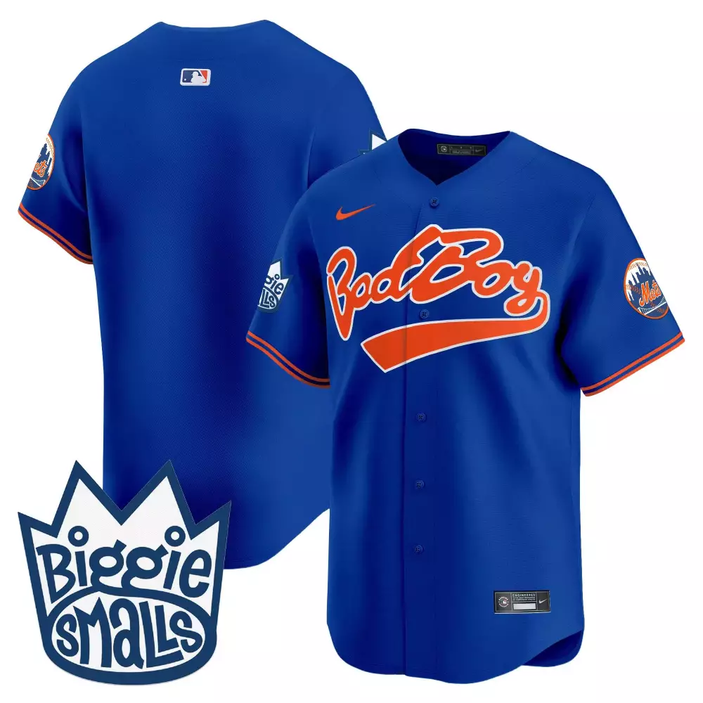 Team Royal New York Mets Biggie Smalls Vapor Premier Jersey | Stitched Limited Edition | Fan Gear for All | For Men, Women & Youth