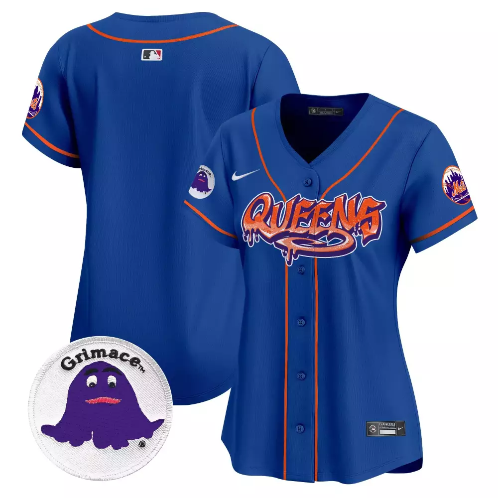 Queens Graffiti New York Mets Women's Vapor Premier Jersey | Team Royal | Limited Edition Fan Gear | For Men, Women & Youth
