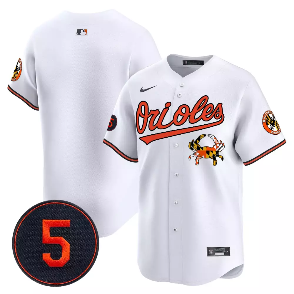 Robinson Patch Vapor Premier Limited Jersey V9 | Baltimore Orioles Stitched Fan Gear | For Men, Women & Youth