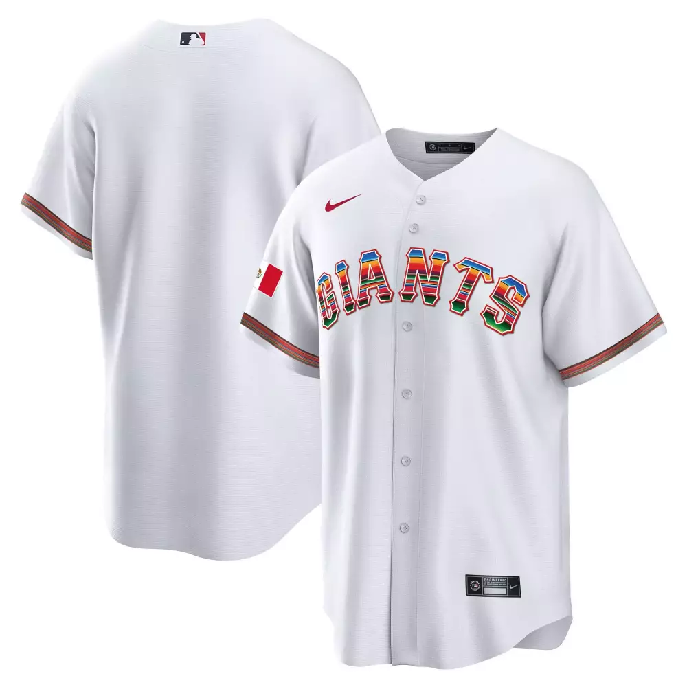 Team White San Francisco Giants Mexico Cool Base Limited Jersey | Men's Stitched Edition | Fan Gear for Men, Women & Youth
