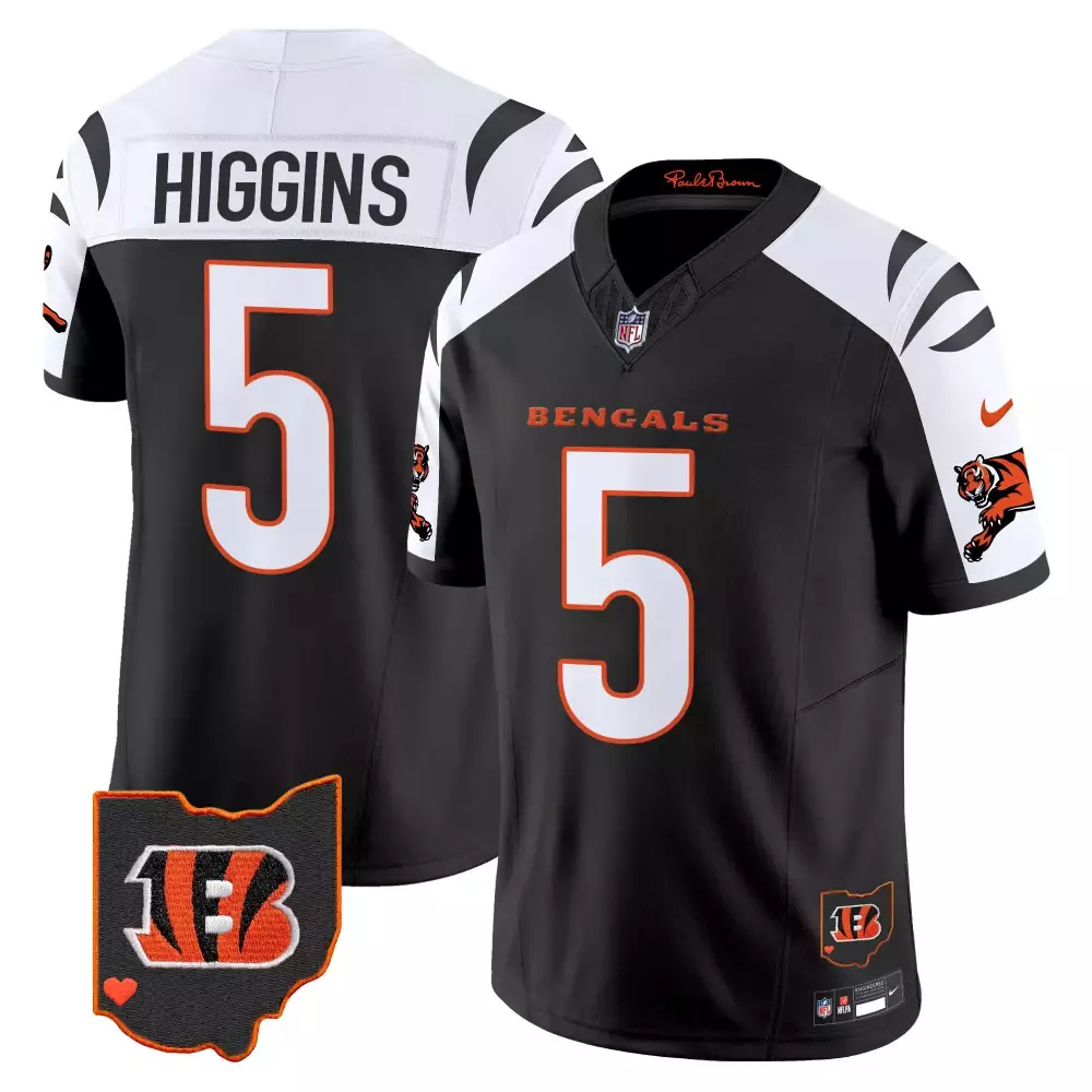 Tee Higgins Cincinnati Bengals 2024 Vapor Limited Jersey | All Stitched Fan Gear | For Men, Women & Youth