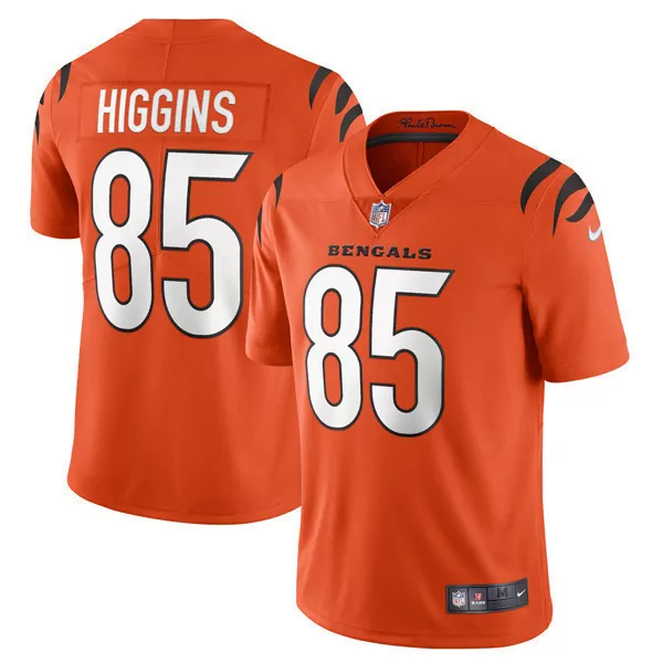 Tee Higgins Cincinnati Bengals Orange Women's Player Vapor Limited Jersey | All Stitched | Perfect Fan Gear | For Men, Women & Youth