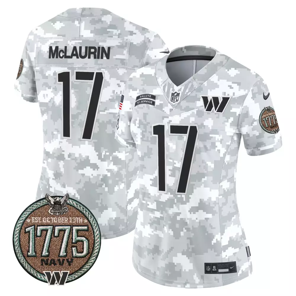 Terry McLaurin Washington Commanders 2024 Salute to Service Limited Jersey | Navy | For Women | Fan Gear