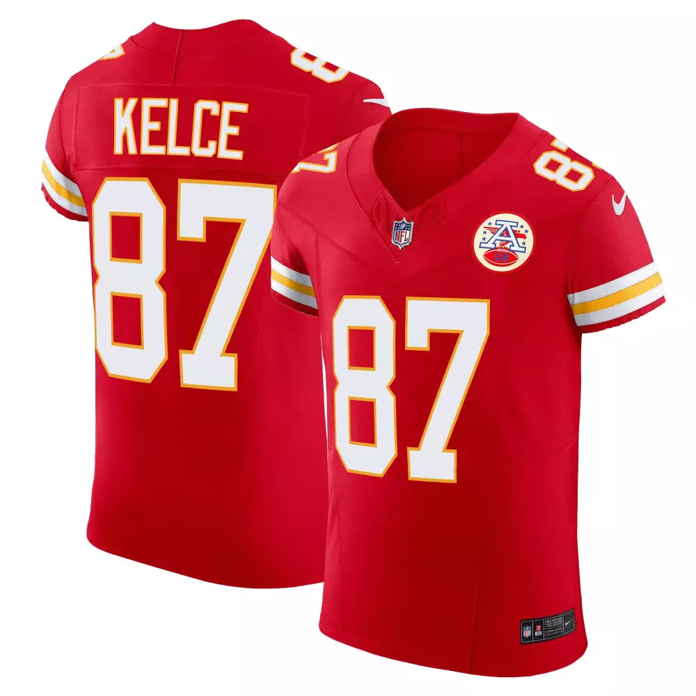 Travis Kelce Kansas City Chiefs Vapor Elite Jersey | Stitched Fan Gear | For Men, Women & Youth