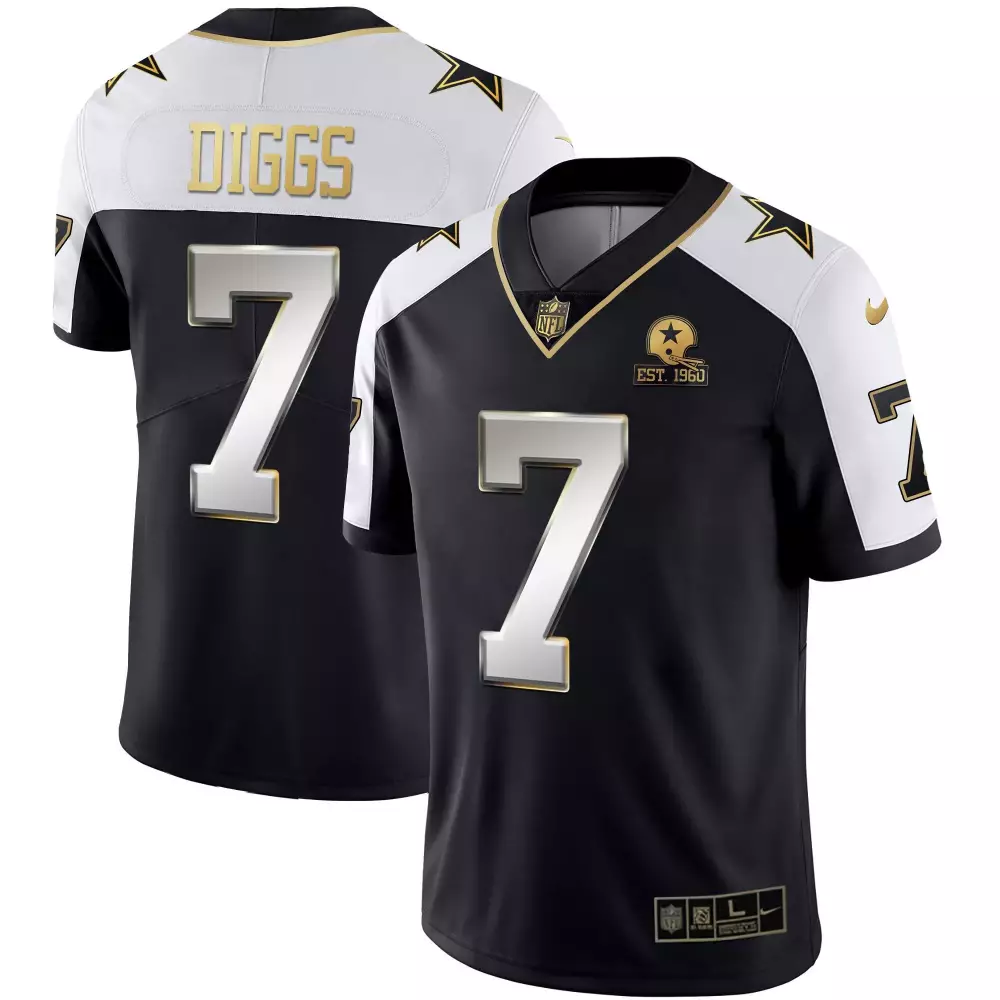 Trevon Diggs Dallas Cowboys Alternate Limited Jersey | Men's Black Gold Vapor Edition | Fan Gear for Game Day | For Men, Women & Youth