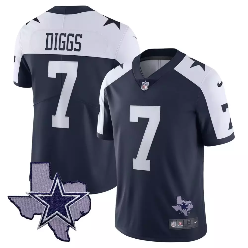 Trevon Diggs Dallas Cowboys Vapor Jersey | Alternate Texas Patch | Stitched Fan Gear | For Men, Women & Youth