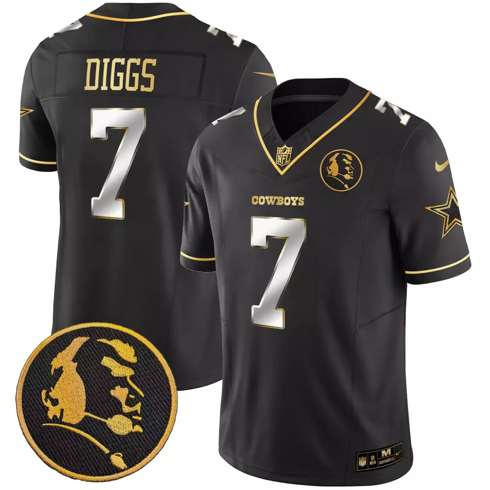 Trevon Diggs Dallas Cowboys John Madden Black Jersey | Stitched Vapor Fan Gear | For Men, Women & Youth