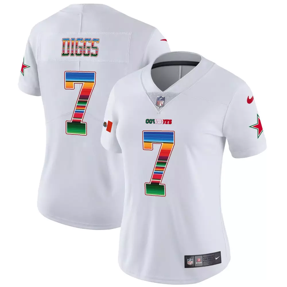 Trevon Diggs Women's Dallas Cowboys Mexico Vapor Limited Jersey V2 | Stitched | Limited Edition Fan Gear | For Men, Women & Youth