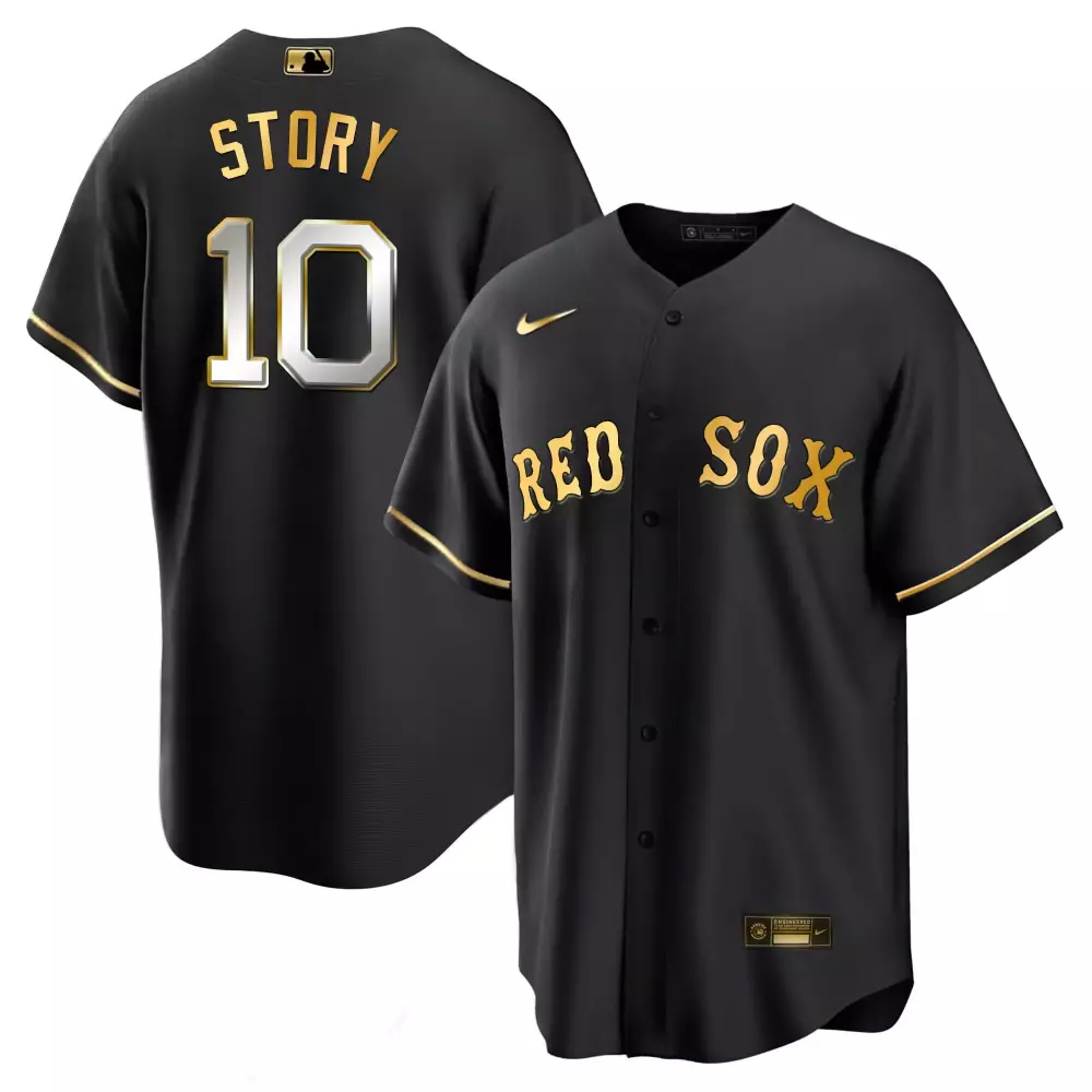 Trevor Story Boston Red Sox Cool Limited Black Jersey | Gold Edition | Fan Gear for Men, Women & Youth