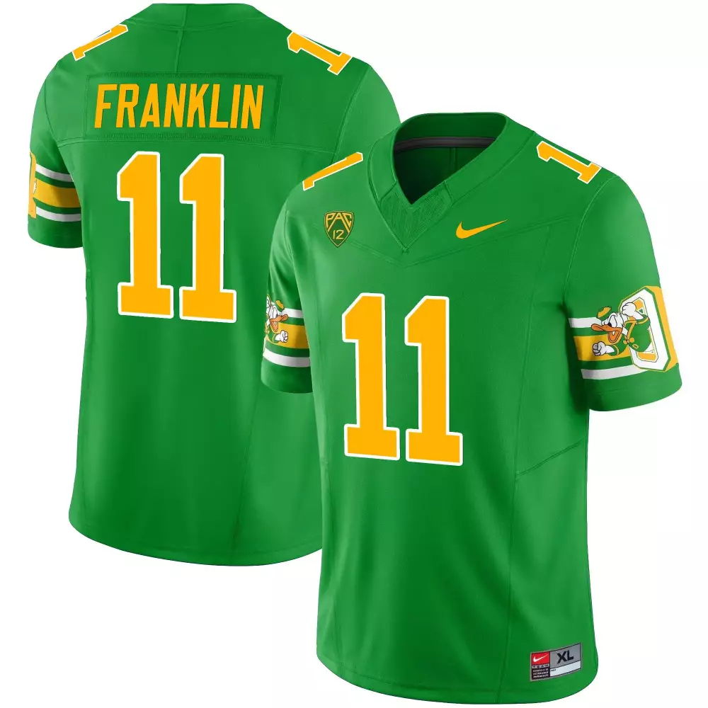 Troy Franklin Oregon Ducks 1984 Throwback Jersey | Green Stitched | Limited Edition Fan Gear | For Men, Women & Youth