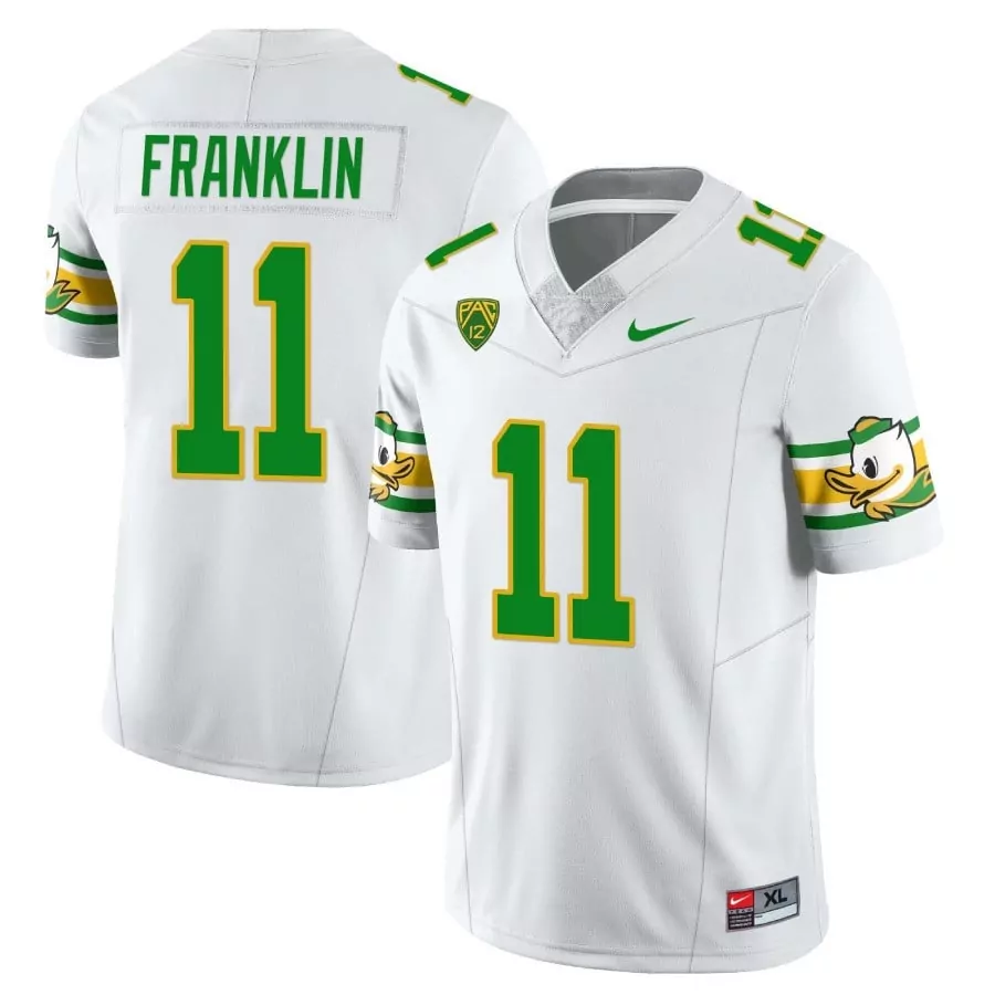 Troy Franklin Oregon Ducks 1984 Throwback Jersey | White Stitched | Limited Edition Fan Gear | For Men, Women & Youth
