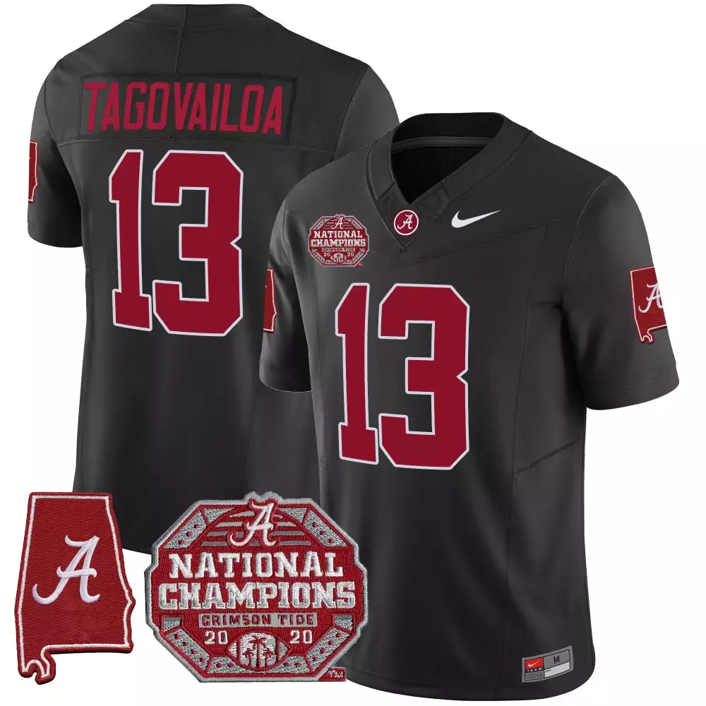Tua Tagovailoa Alabama Crimson Tide Vapor Limited Jersey | Stitched Black Edition | Fan Gear for Game Day | For Men, Women & Youth