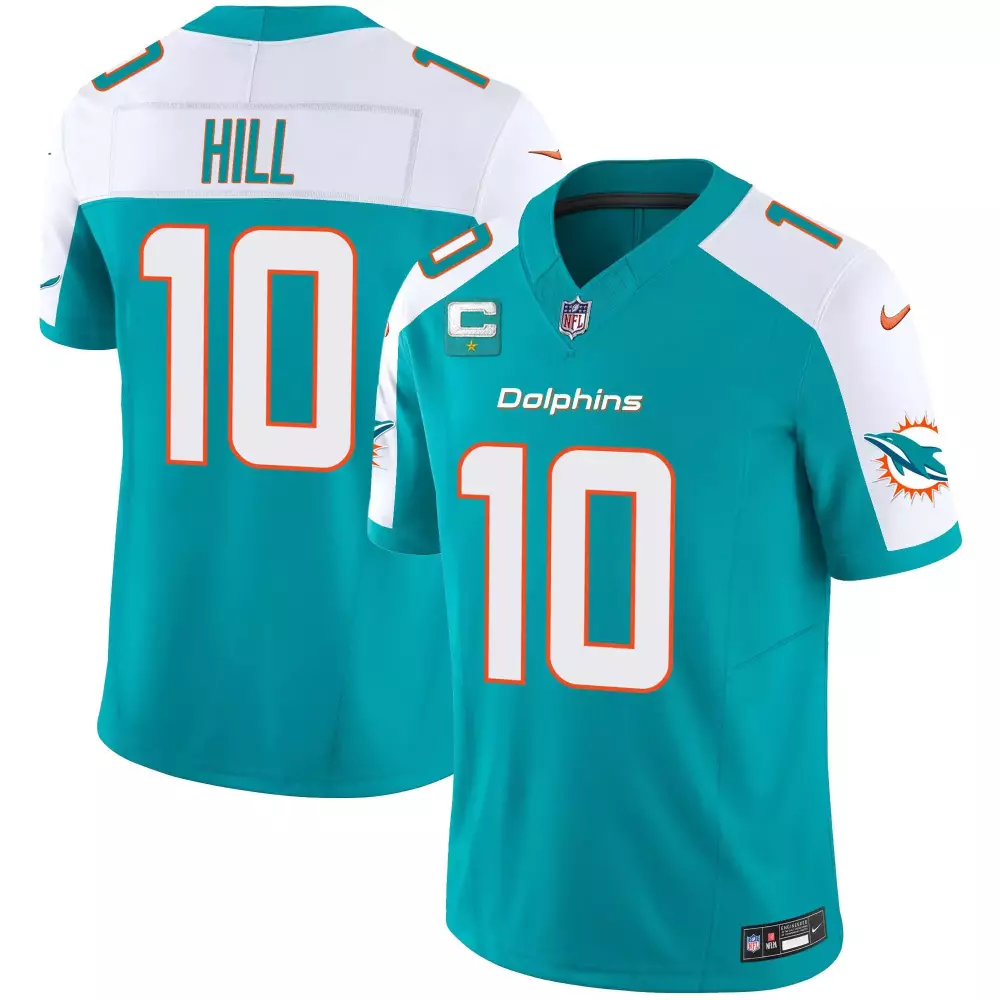 Tyreek Hill Aqua Alternate Miami Dolphins Vapor Limited Jersey V2 | Stitched Fan Gear | For Men, Women & Youth