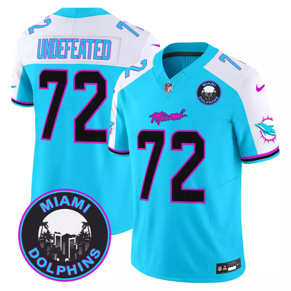 Miami Dolphins Aqua Alternate Vapor Limited Jersey V3 | Stitched Fan Gear | For Men, Women & Youth
