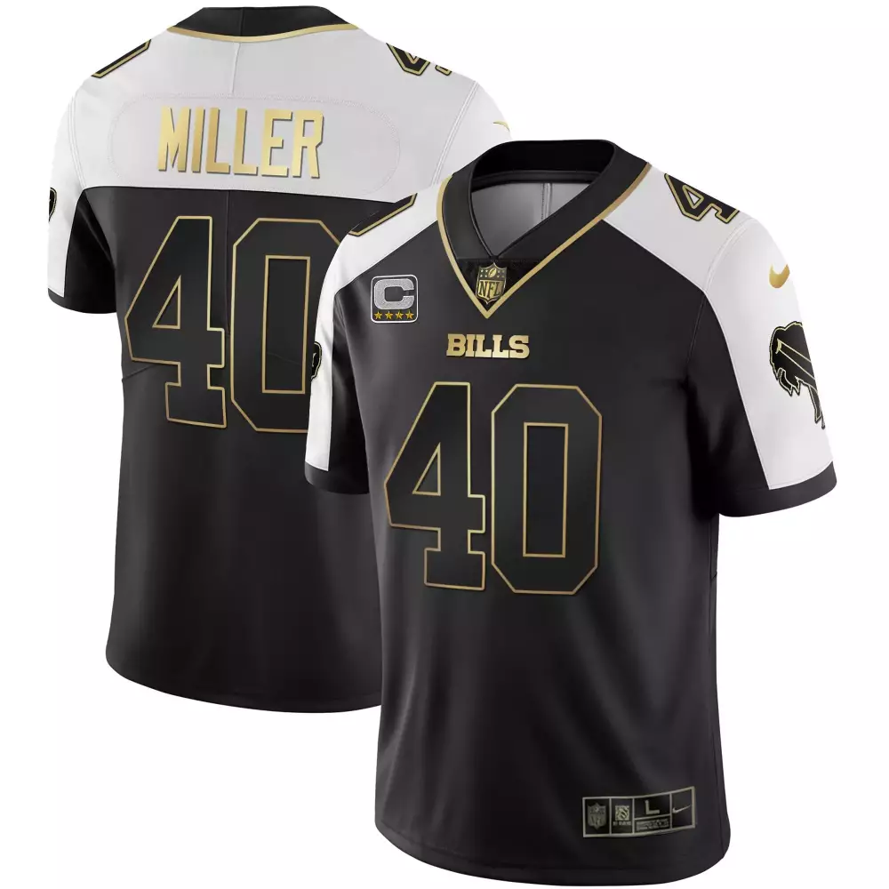 Von Miller Buffalo Bills Black Inverted Jersey | Stitched Limited Edition | For Men, Women & Youth