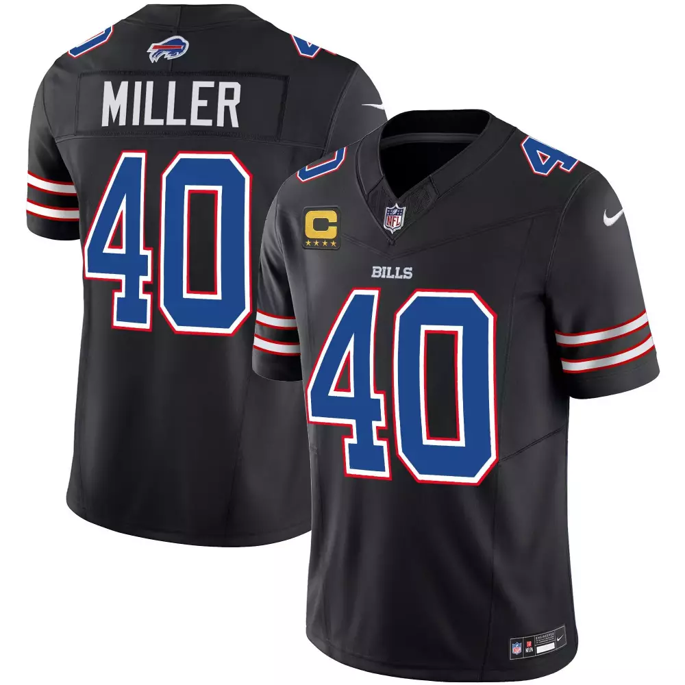 Von Miller Buffalo Bills Black Vapor Limited Jersey | Stitched Fan Gear for Men, Women & Youth