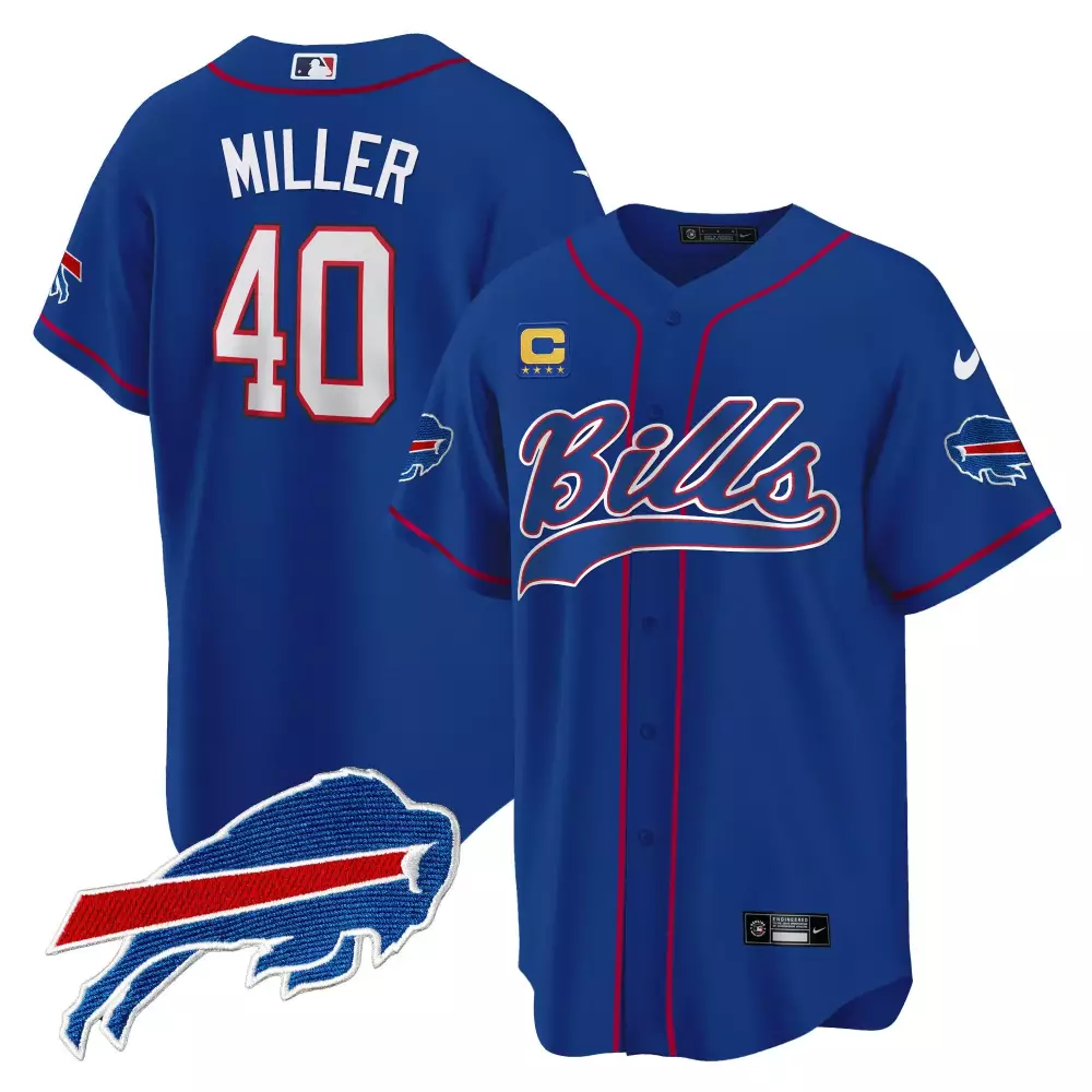 Von Miller Buffalo Bills Royal Jersey | All Stitched | Fan Gear for Men, Women & Youth