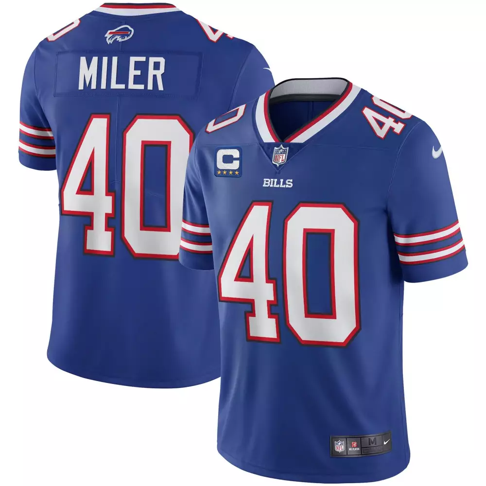 Von Miller Youth Buffalo Bills Vapor Royal Jersey | Stitched Fan Gear for Youth | Perfect for Game Day Outfits