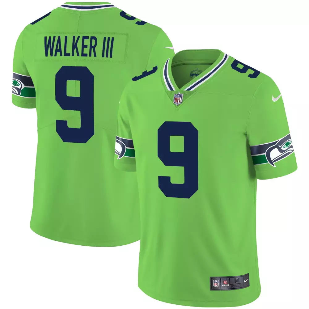 Walker III Seattle Seahawks Green Throwback Gold Jersey V2 | Stitched Fan Gear | Limited Edition for All | For Men, Women & Youth