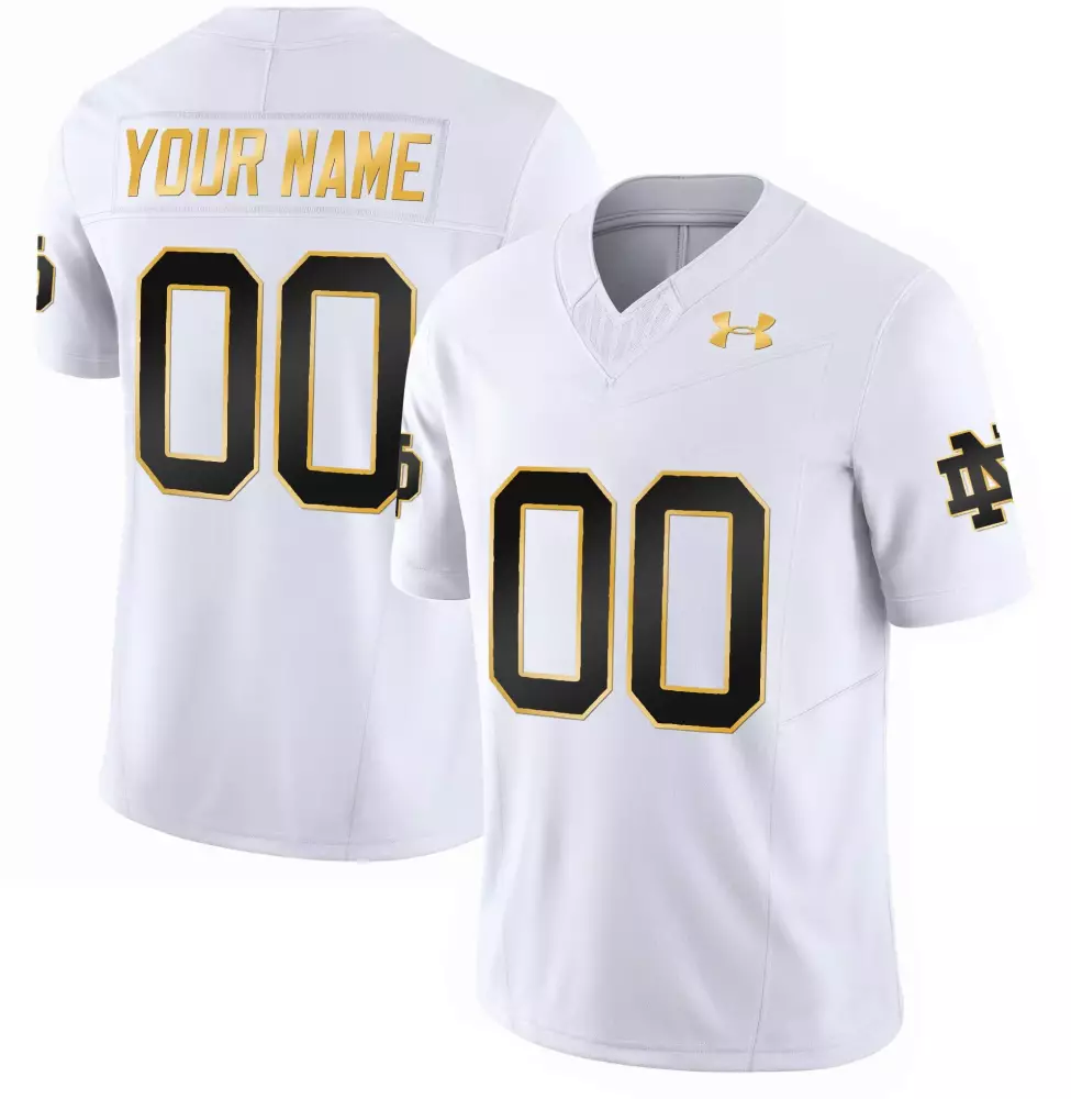 Notre Dame Fighting Irish Gold Vapor Limited Custom Youth Jersey | Stitched Fan Gear for Kids
