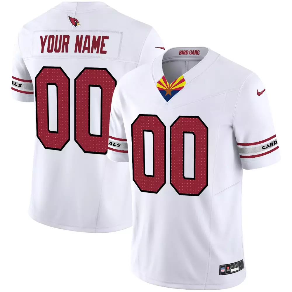 White Men's Arizona Cardinals 2024 Special Vapor Limited Custom Jersey V2 | All Stitched Fan Gear | For Men, Women & Youth