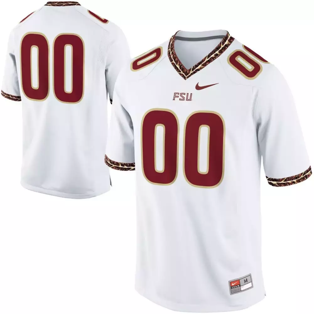 Florida State Seminoles White 1999 Throwback Custom Jersey | All Stitched Edition | Fan Gear for Nostalgic Fans | For Men, Women & Youth