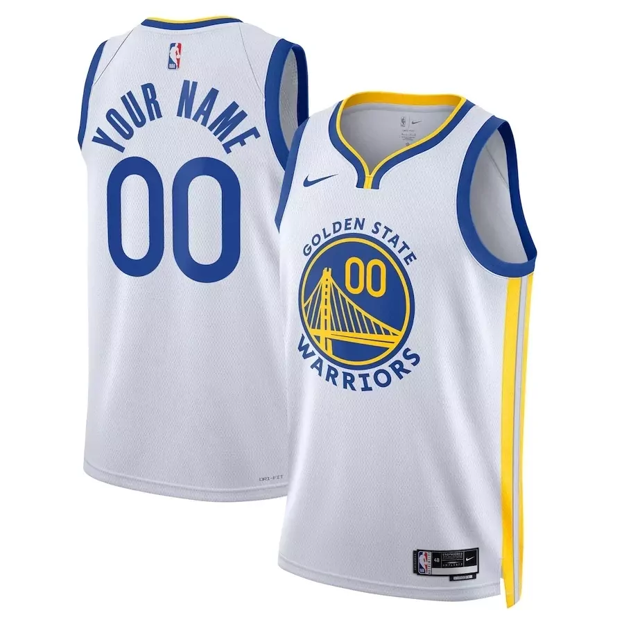 Men's Golden State Warriors Custom Association Edition Jersey | All Stitched Fan Gear | For Men, Women & Youth