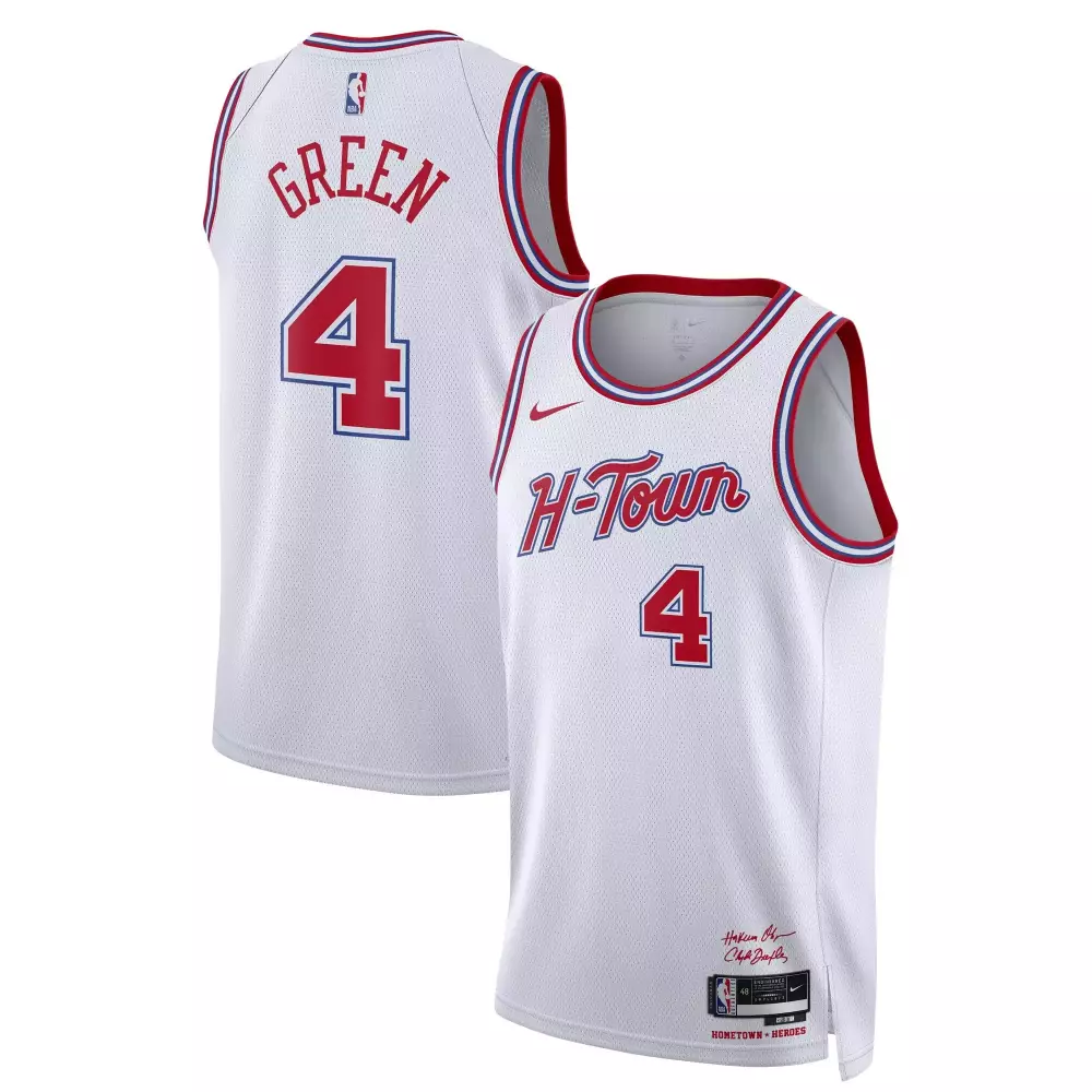 Jalen Green Houston Rockets 2023-24 Swingman City Edition Jersey | White Stitched Style for Men, Women & Youth
