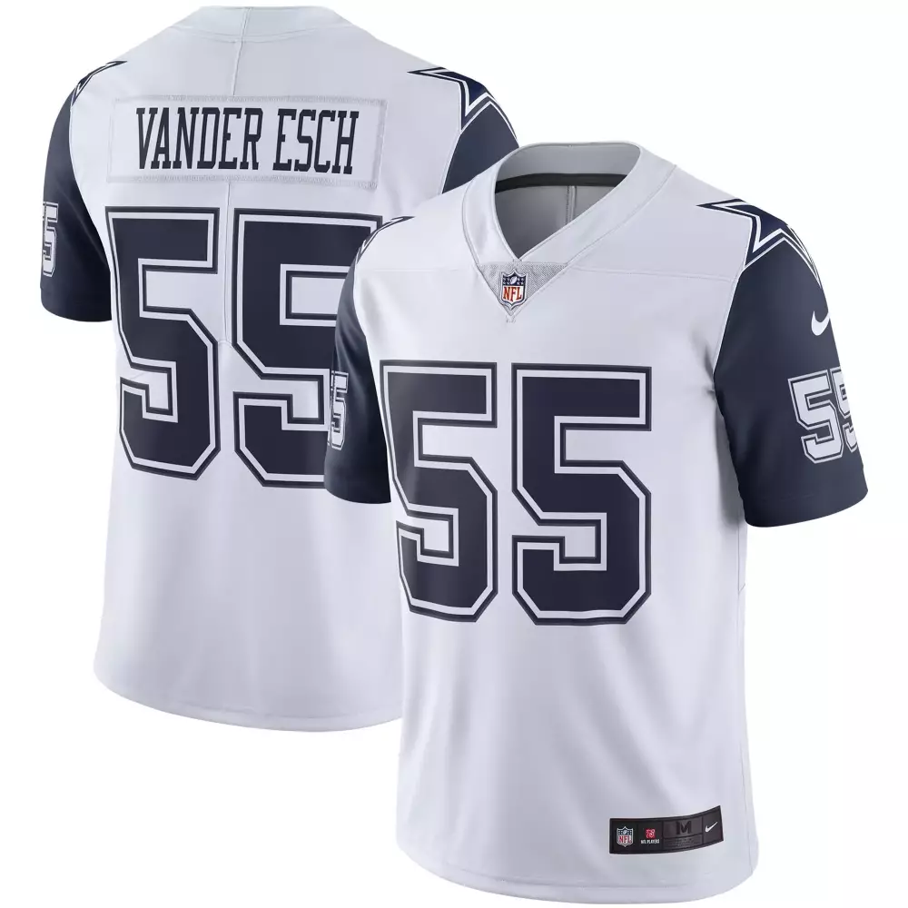 Leighton Vander Esch Dallas Cowboys White Men's Jersey | Stitched Fan Gear | For Men, Women & Youth