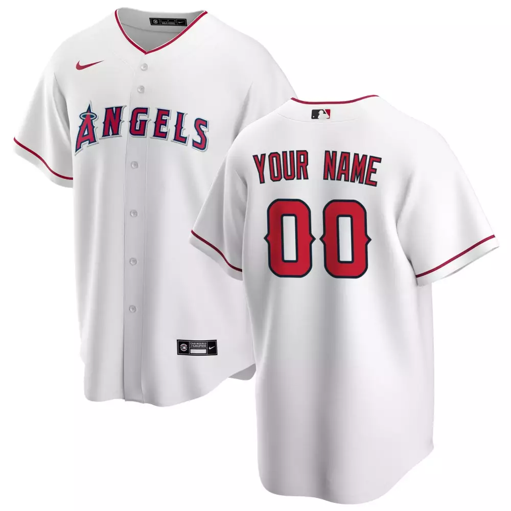 Los Angeles Angels Custom Name Men's Jersey | White Stitched Design | Fan Gear for All | For Men, Women & Youth