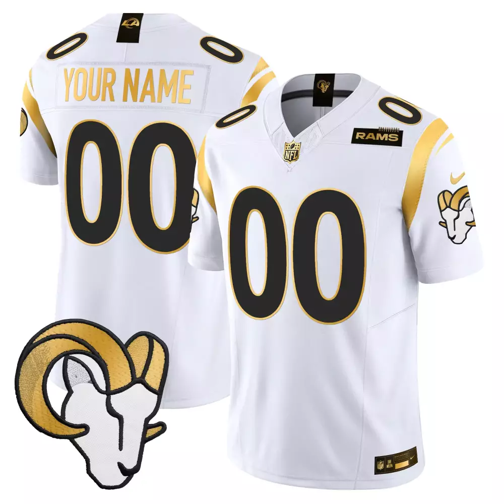 Los Angeles Rams 2024 Gold Vapor Limited Custom Jersey | All Stitched for Men | Perfect Gift Idea | For Men, Women & Youth