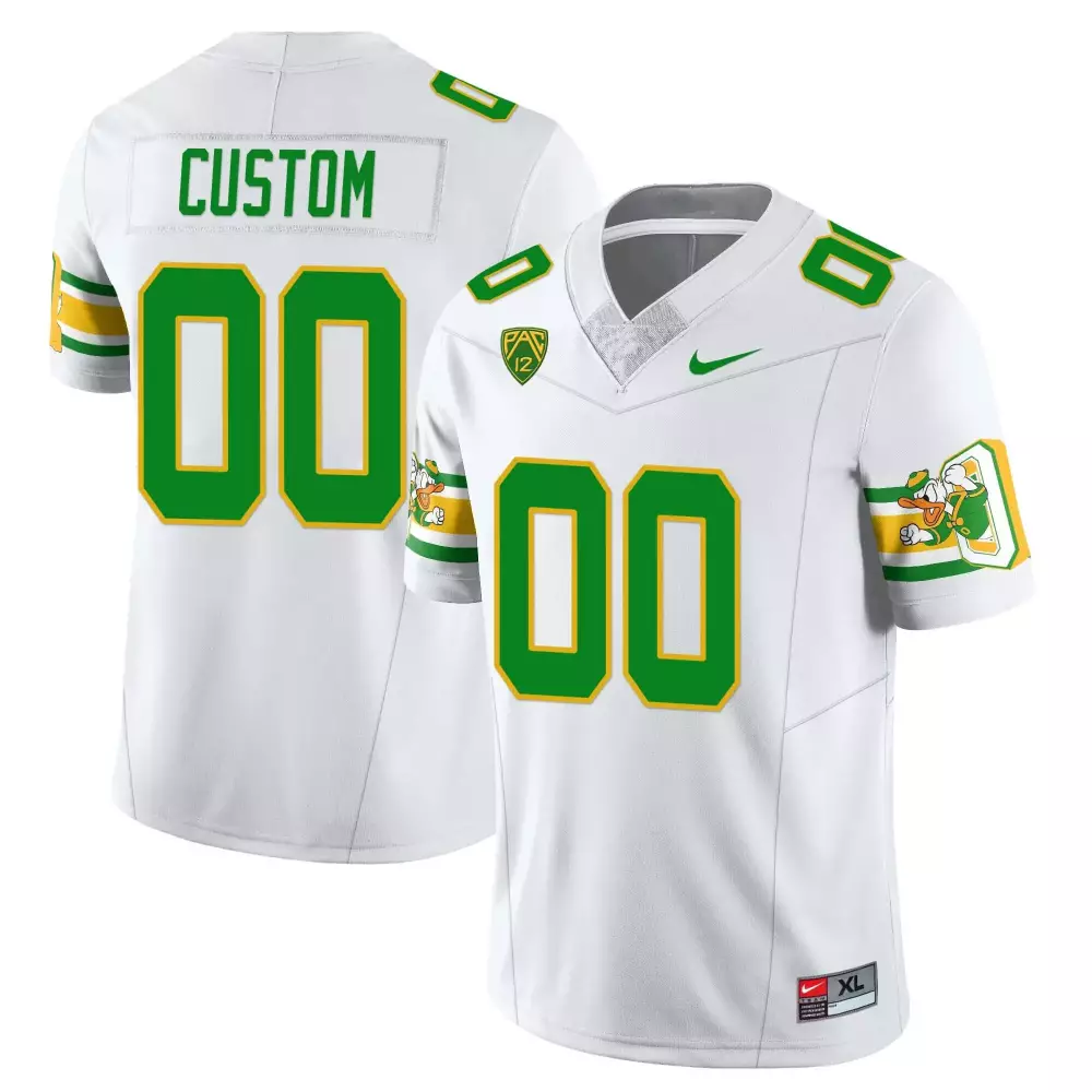 Oregon Ducks 1984 Throwback Jersey | White Stitched Custom Design | Fan Gear for Men, Women & Youth